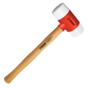 SGS 50m Teflon Mallet Hammer with Wooden Handle