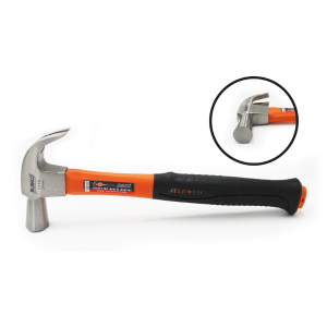 16oz Carbon Steel Claw Hammer (Rubber Handle)