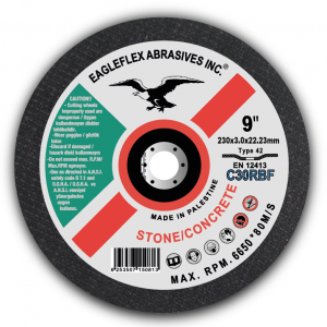 Stone and Concrete Cut-Off Abrasive Wheels