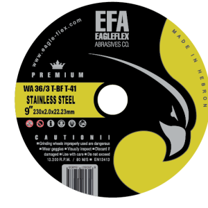 Premium Stainless Steel and Metal Cut-Off Abrasive Wheels