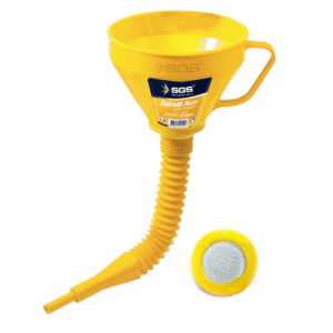 SGS Plastic Spiral Funnel with Steel Strainer